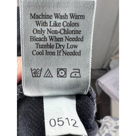 Coldwater Creek women’s size L 18 soft blue denim stretch zip two button four po - Picture 10 of 10